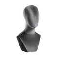 thumbnail image 1 of TISHITA Mannequin de Buste Tête Support Polyvalent pour Coiffe Usage Commercial Chapeaux Gris, 1 of 8