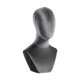 thumbnail image 1 of Cabeza de maniquí de busto, exhibición de pelucas, mesa multiusos, soporte para cabeza de entrenamiento de pelucas Gris, 1 of 9