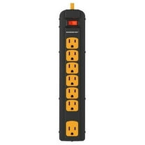 Monster 3001094 4 ft. 7 Outlets Power Strip, Black