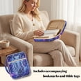thumbnail image 3 of Xoenoiee Horse Butterfly Galaxy Pattern Bible Cover Case for Women Men Quilted Bible Carrying Case Church Bag with Handle and Pocket, Protective Scripture Book Cover Organizer Bible Study Supplies, 3 of 7