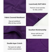 wirarpa Women's Brief Underwear High Waist Bamboo Modal Panties 4 Pack Sizes 5-10