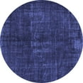thumbnail image 1 of Ahgly Company Machine Washable Indoor Round Persian Blue Bohemian Area Rugs, 5' Round, 1 of 4