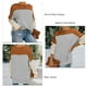 thumbnail image 3 of Suéter De Invierno, Suéter Cómodo Y Transpirable, Suéter Informal, Diseño De Empalme De Cuello Redondo Para Vacaciones Para La Vida Diaria ANGGREK Otros, 3 of 8