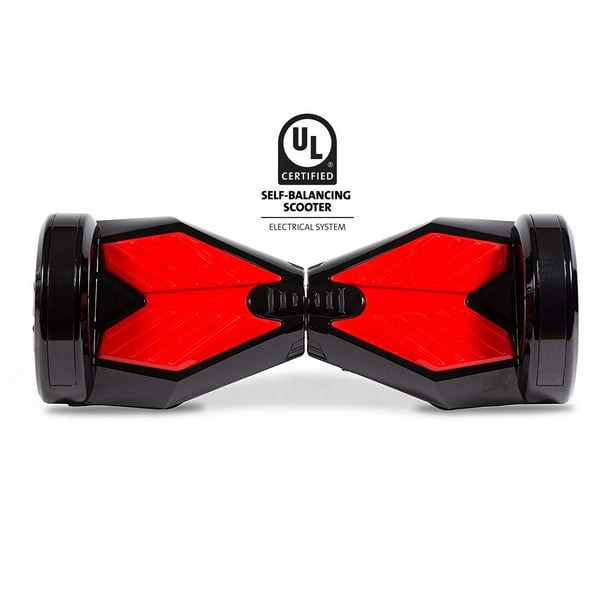8 Pouces Lambo Hoverboard avec Lumière LED, Bluetooth UL2272 Certifié-Rouge Couleur