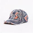 thumbnail image 5 of Unisex Ripped Cowkey Baseball Cap, Distressed Denim Vintage Washed Hat for Men and Women, Retro Sun Hat for Casual Outdoor, Spring Fall Winter Cap Gold, 5 of 7