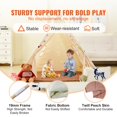 thumbnail image 3 of Carpa tipo tipi VEVOR para niños de interior con alfombrilla y pelotas a prueba de humedad, 3 of 9