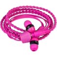 thumbnail image 1 of Wraps Wearable Braided Wristband Headphone Earbuds, Classic Pink (WRAPSCPIN-V5), 1 of 5
