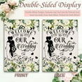 thumbnail image 4 of Wedding Flag, Welcome To Our Wedding Flag, Vertical Double Sized 12.5 X 18 Inches, Wedding Decorations Outdoor Burlap Yard Outdoor Decor, 4 of 5