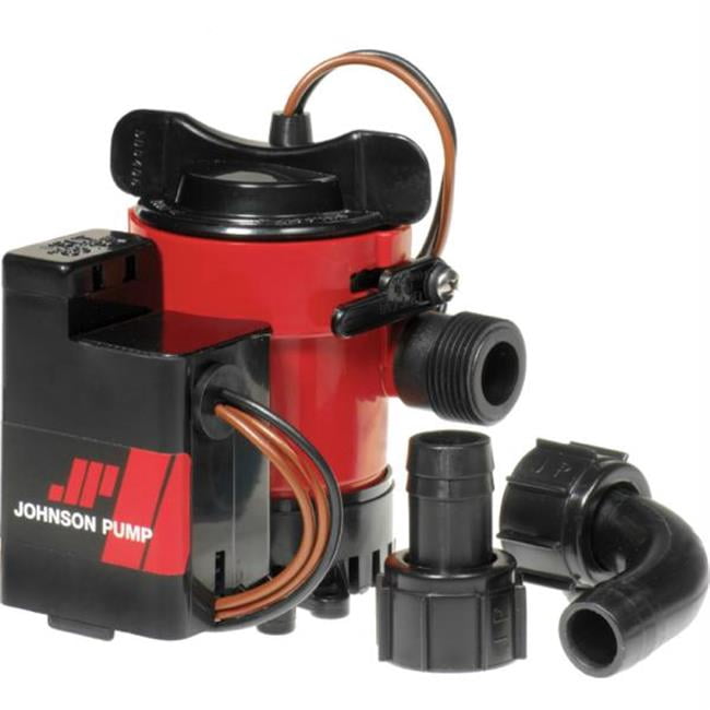 Johnson Pump Pompe Cale Automatique Ultima Combo – 12V, 750 GPH, Fiable, Marque Réputée