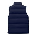 thumbnail image 3 of Frontwalk Plus Size Down Vest for Mens Boys Casual Zipper Active Puffer Vest Winter Sleeveless Padded Coat Outwear Quilted Jacket, 3 of 3