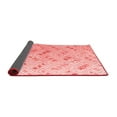 thumbnail image 2 of Ahgly Company Indoor Square Abstract Red Modern Area Rugs, 8' Square, 2 of 4