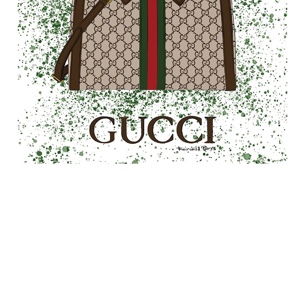 GLAM FASHION PURSE BAG Canvas Artwork - 14"x14" 14 x 14