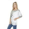 thumbnail image 2 of White Mark Women's Banded Dolman Tie-Dye Top, 2 of 4