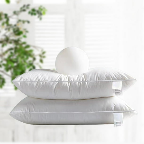 Almohada Blanca Súper Suave de Alta Resiliencia, Calidad Hotelera, Fresca y Apta para Quienes Duermen Boca Arriba, Boca Abajo o de Lado.