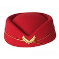 Free shipping Maoni Lady stewardess hat stage performance hat Hotel