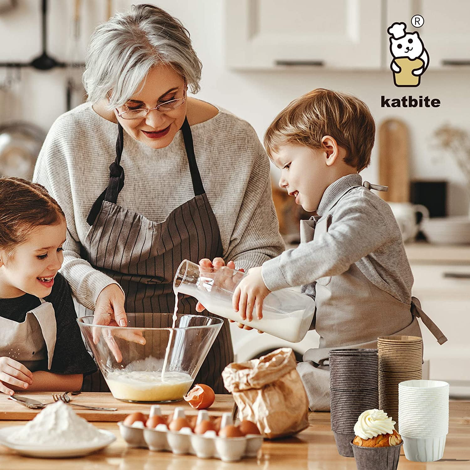 Katbite Parchment Cupcake Liners - Thumbnail 4