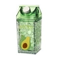 thumbnail image 2 of ZFYXGS 14 fl oz Milk Carton Water Bottle Plastic Reusable, 2 of 6