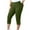 Army Green, variant on ZZwxWA Capri Leggings for Women Plus Size High Waisted Yoga Leggings Belly Control Slim Fit Workout Pants Leggings Elastic Waist Casual Summer Ladies Pull On Capris