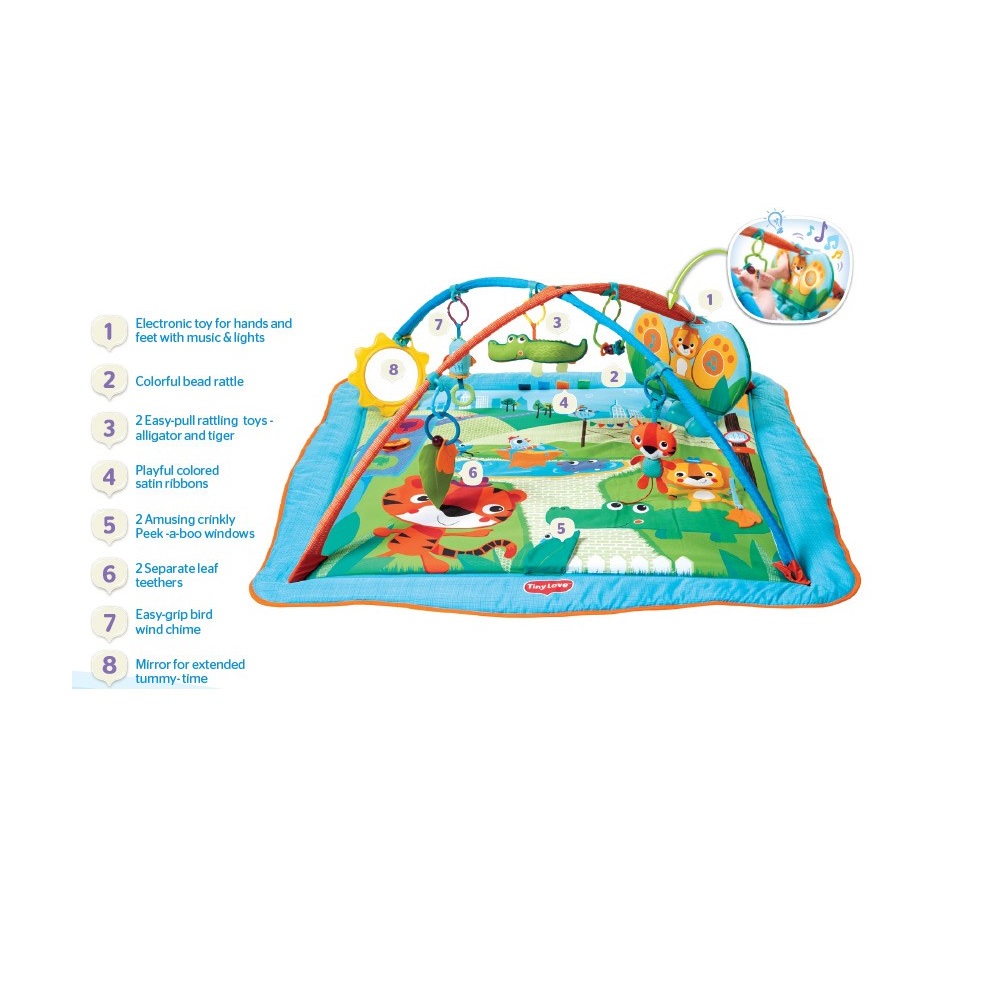 tiny love gymini kick & play city safari