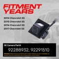 thumbnail image 4 of Master Tailgaters Replacement for Chevrolet SS (2014-2017) Rear View Backup Camera OE Part # 92288932, 92291510, 4 of 7