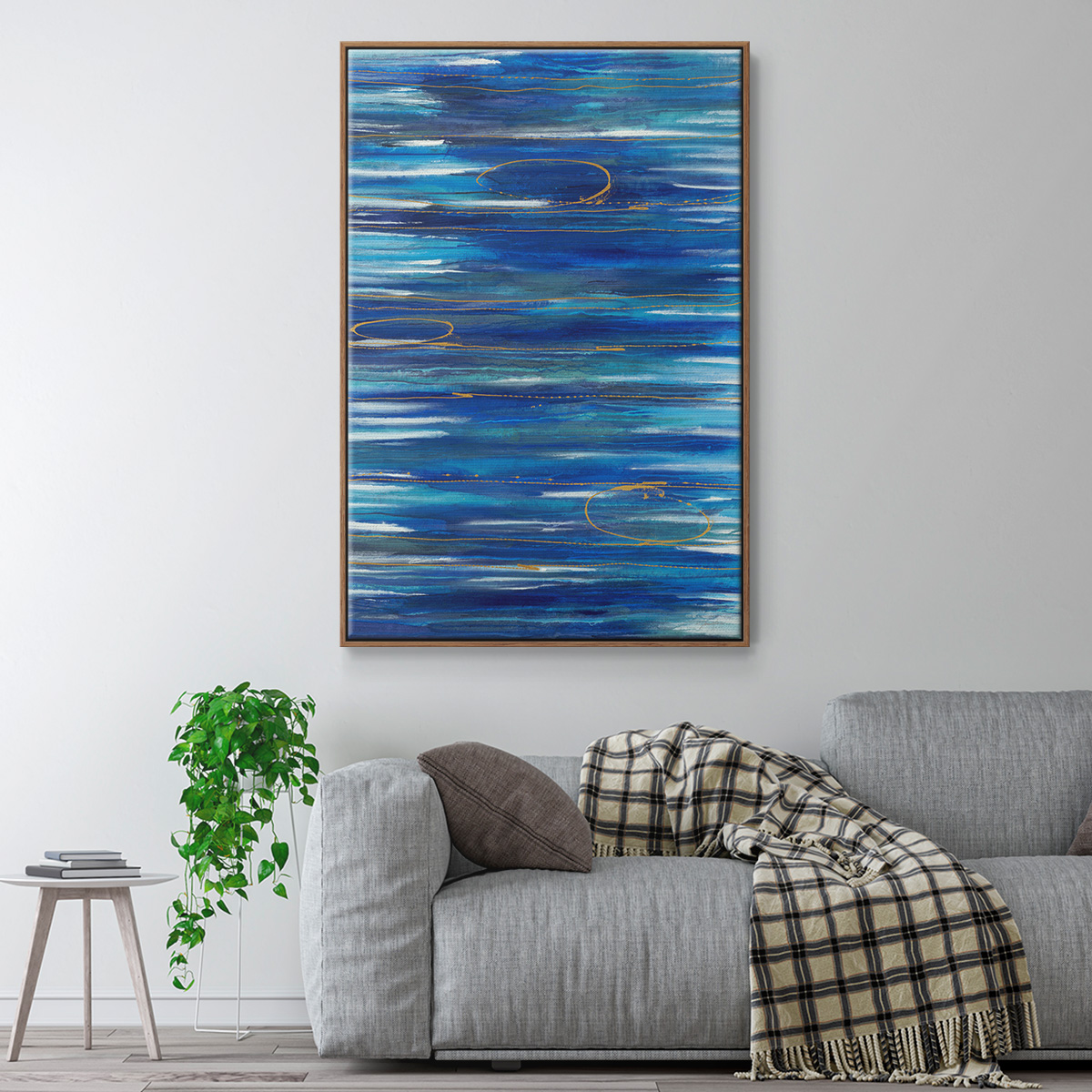 Waterworld Framed Premium Gallery Wrapped Canvas - Ready to Hang