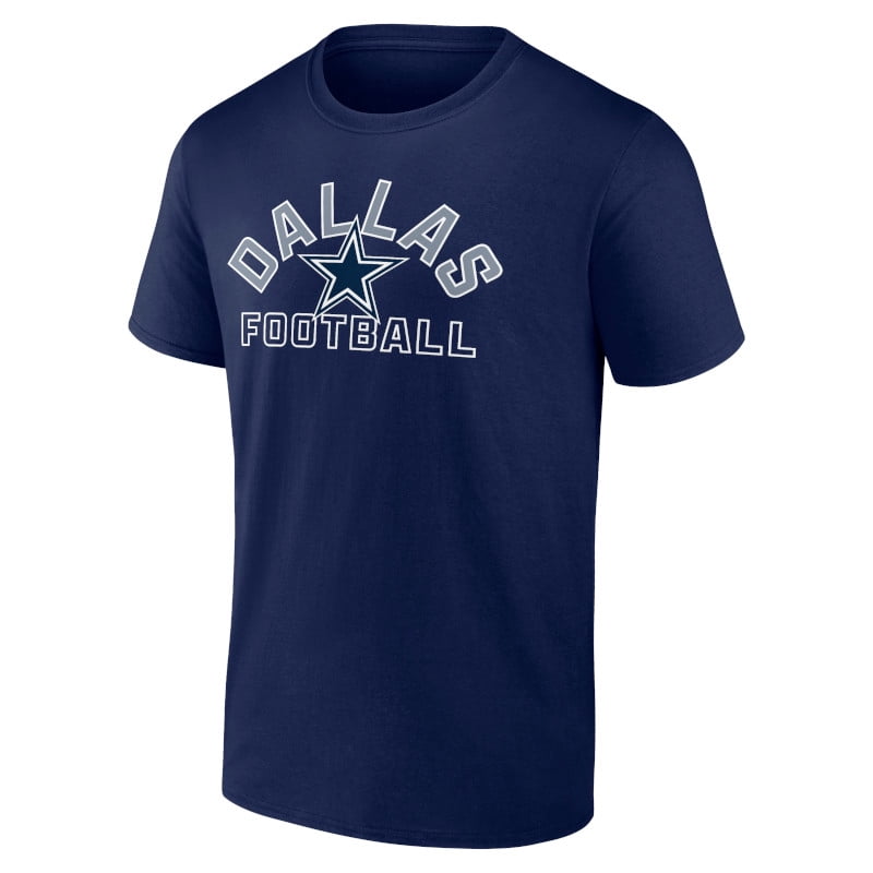 NFL Men's Cotton Short Sleeve T-Shirt Arch Over Logo – All 32 Teams Available