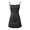 A-Black386, variant on Women's Square Neck Mini Dress Slim Silky Night Out Casual Sundress