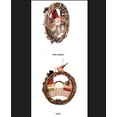 thumbnail image 4 of Christmas Wreath ,Old Man Snowman Rattan Ring Pendant Rattan Wreath, Christmas Tree Decoration 12 Inches Christmas Decoration Supplies, 4 of 7