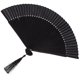 thumbnail image 1 of WORGEOUS 1pc Hombres Ventilador plegable Hueso de bambú Ventilador de mano Ventilador plegable chino con bolsa de almacenamiento, 1 of 7