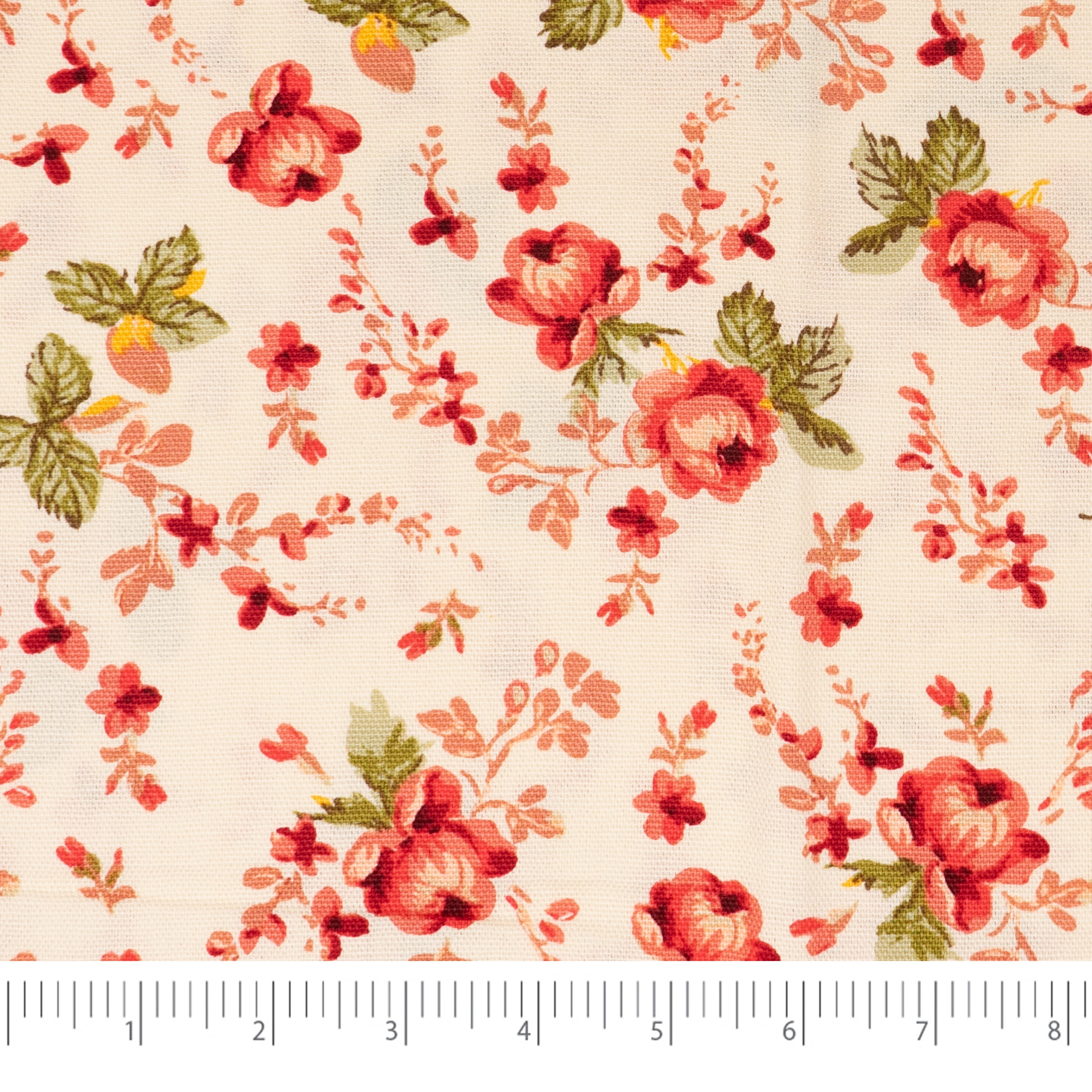 Waverly Inspirations 45" Cotton Sewing & Craft Fabric 2 yd Pre-cut, Vintage
