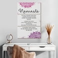 thumbnail image 2 of Elephant Stock Namaste Meaning Wall Art - Vertical Multi Panel Canvas - Living Room Wall Decor - Inspirational And Typography Multi Panel - Black And White Decor - 20" x 32", 2 of 8