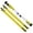 YELLOW, variant on BYXAS Golf Alignment Sticks 2 Sets - 48inch Alignment Practice Rods, Foldable for Easy Portability, Golf Training Aids to Improve Golf Swing, Putting Posture, with Storage Tube(Yellow)