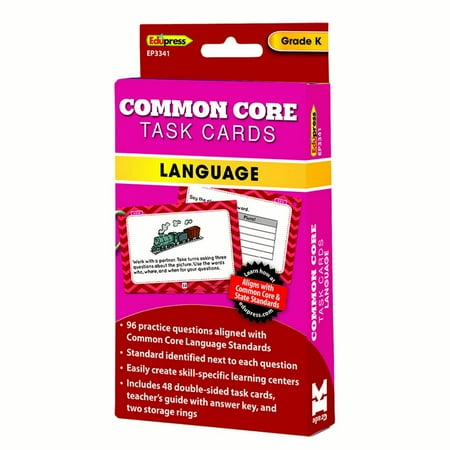 Numel Common Card - COMMON CORE TASK CARDS LANG GR K
