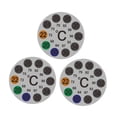 thumbnail image 1 of Almencla 3 Pieces round Fish Tank Thermometer Stickers 18-36 degreeC Fish Tank Accessory, 1 of 7