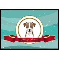Carolines Treasures BB1512MAT Jack Russell Terrier Merry Christmas Indoor & Outdoor Mat- 18 x 27 in.
