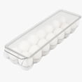 thumbnail image 7 of Clear Acrylic Egg Holder with Lid, 14-Egg Storage Tray, Organize, 7 of 7