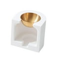 thumbnail image 4 of CoudarTitie Ceramic Essential Oil Burner Porcelain Oil Diffuser Decorative Fragrance Diffuse gold, 4 of 9