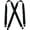 Black, variant on Welch Elastic Clip End Double Face Suspenders (Men's)