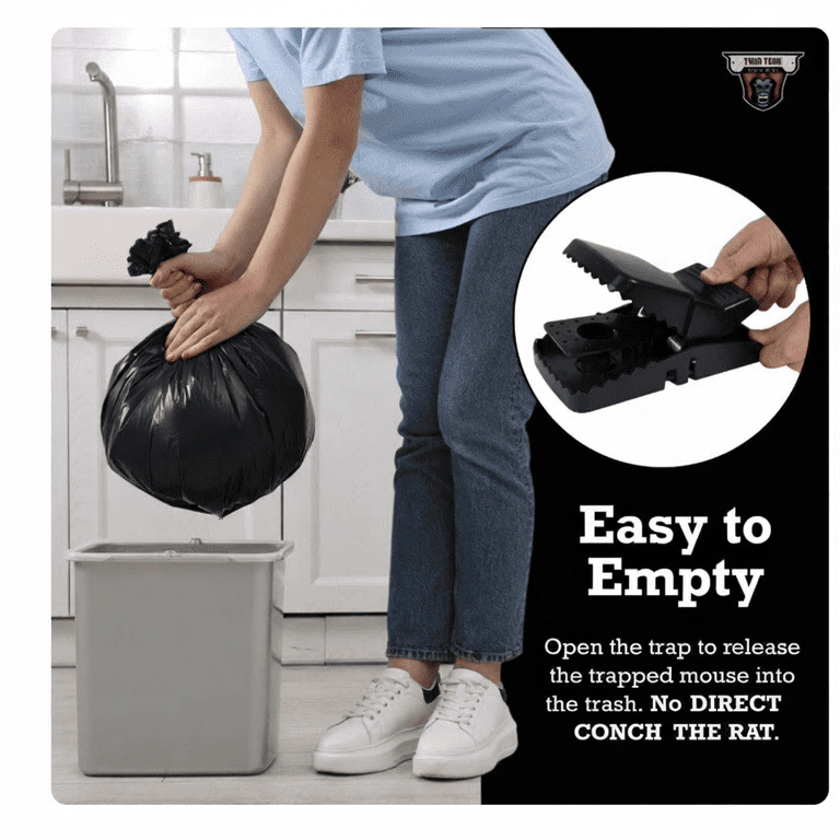 TwinTech Extra Large Jaws Reusable Rat Traps, Pack of 4 photo 3