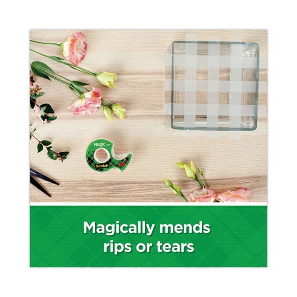Magic Tape Value Pack, 1" Core, 0.75" X 83.33 Ft, Clear, 24/pack | Bundle of 2 Packs