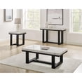 thumbnail image 3 of Bowery Hill White Marble Top Cocktail Table, 3 of 3