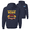 Navy, variant on Who's the Boss Yellow 1969 Mustang 302 F&B Front & Back Cars Hoodie Sweatshirt