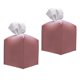 thumbnail image 1 of 2 bolsas de almacenamiento de pañuelos de cuero Pu, bolsas de pañuelos para el hogar simples y de moda, 1 of 5