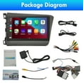 thumbnail image 5 of For 2012-2015 Honda Civic Android 13 Car Stereo Radio Apple Carplay GPS WIFI, 5 of 8