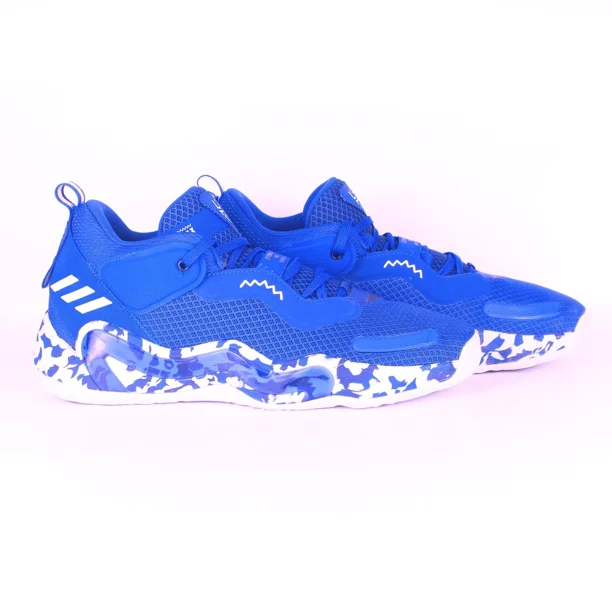 Adi-das DON Issue 3 Paint Smudge Blue & White Men's Size 15 Shoes H67718