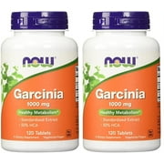 Now Foods - Garcinia 1000 mg 120 Tablets (Pack of 2)