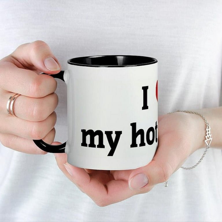 Cafepress - I Love My Hot Toddy Mug - 11 oz Ceramic Mug - Novelty Coffee Tea Cup, Size: Small