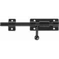 thumbnail image 1 of Heavy Duty Slide Gate Latch Bolt Safety Door Lock With Padlock Hole, 304 Stainless Steel Matte Black, 6 Inch 160mm Length, 14mm Dia. (8 Inch (200mm), 1 of 5