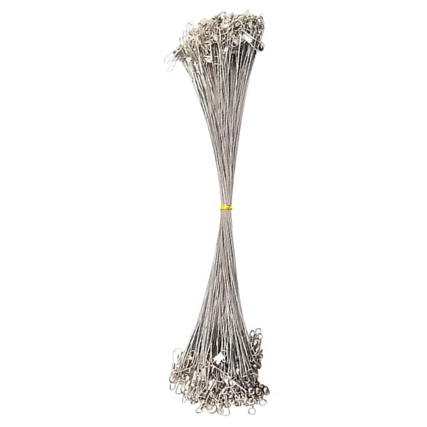 Toystoory 20 piezas hilo de pescar antimordedura alambre de acero con núcleo giratorio alambre de conexión de pesca 30cm Type3 NO3 Toystoory OD000508-12