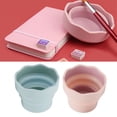 thumbnail image 4 of Painting Brush Washing Bucket, Portable Painting Brush Washing Bucket 2 Pcs Foldable Reusable Thickened Bottom  For Beach, 4 of 8